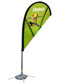 5.5 ft Small Teardrop Banner